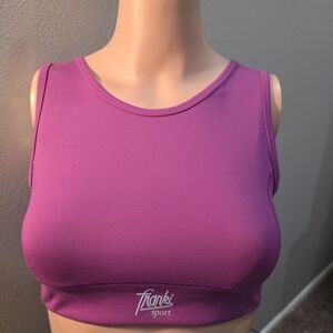 Francesca's Collections Vibrant Purple Sports Bra